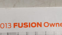 2013 Ford Fusion Owners Manual Book Guide OEM Used Auto Parts - Oemusedautoparts1.com
