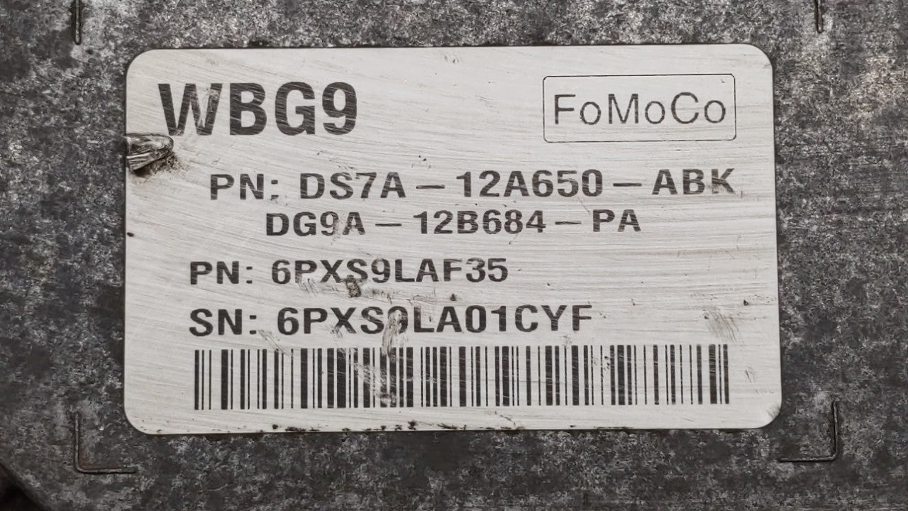 2013 Ford Fusion PCM Engine Control Computer ECU ECM PCU OEM P/N:DS7A-12A650-ACK DS7A-12A650-ACJ, DG9A-12B684-PA Fits OEM Us