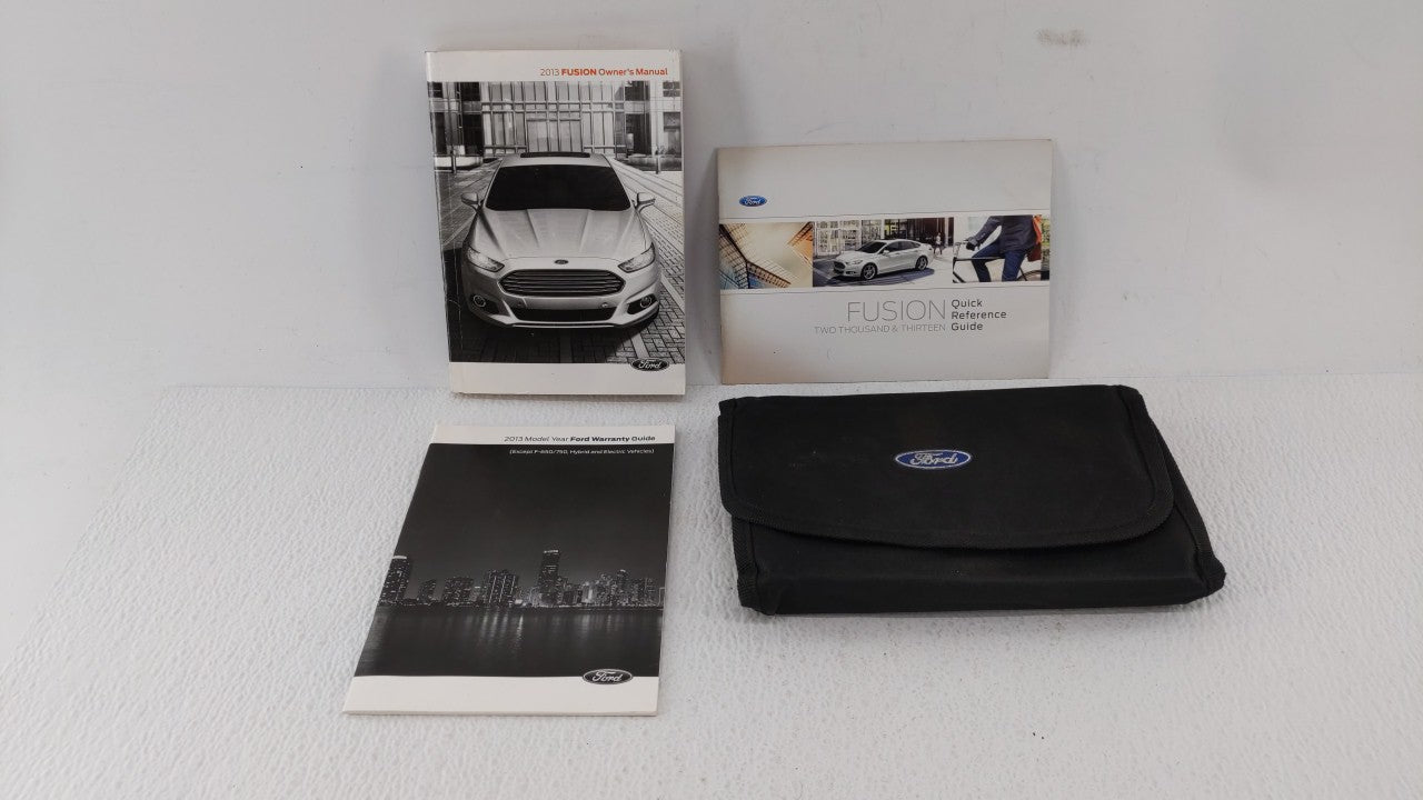 2013 Ford Fusion Owners Manual Book Guide OEM Used Auto Parts - Oemusedautoparts1.com