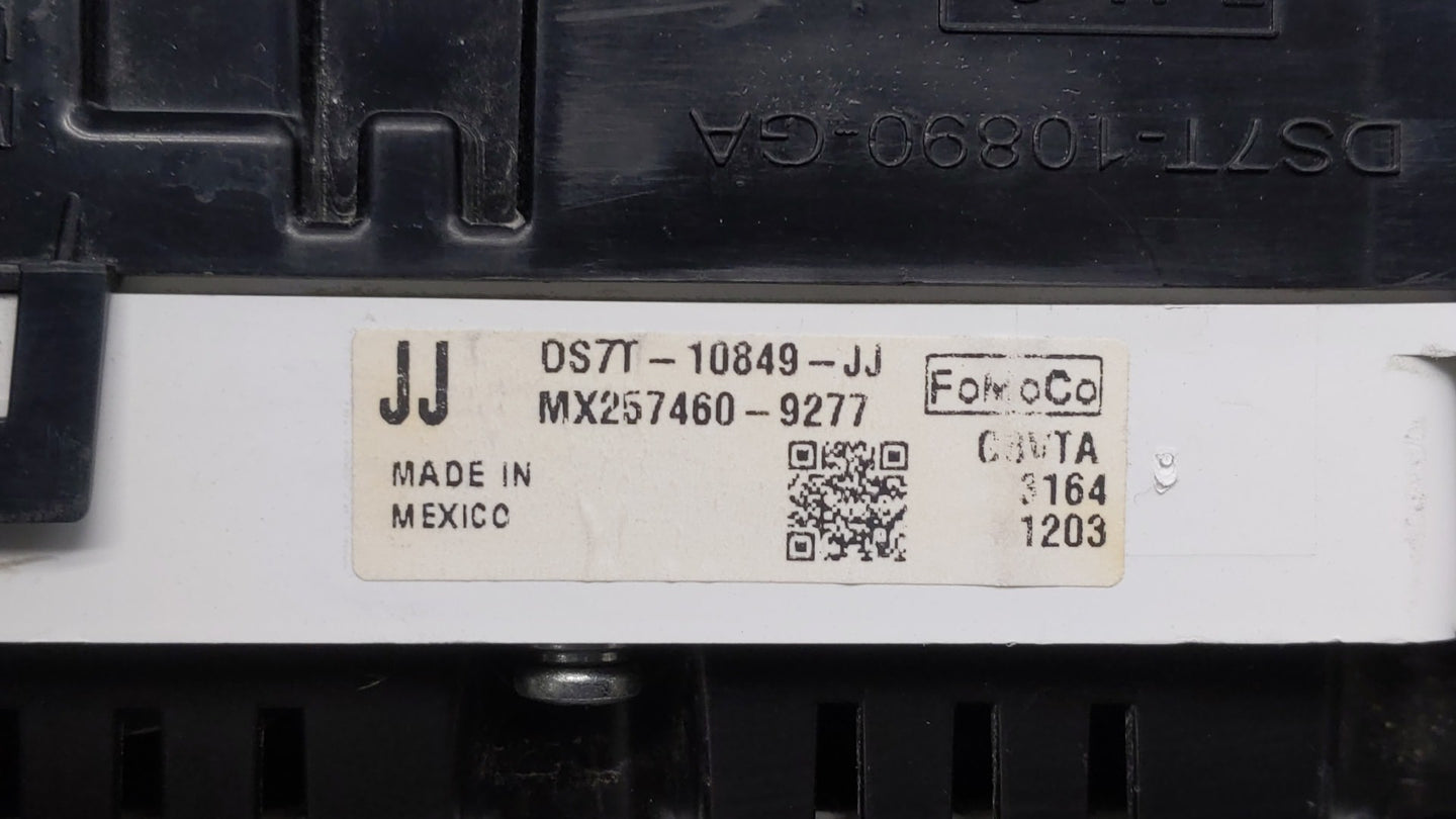 2013 Ford Fusion Instrument Cluster Speedometer Gauges P/N:DS7T-10849-JJ DS7T-10849-JA, DS7T-10849-JG Miles: Fits OEM Used A
