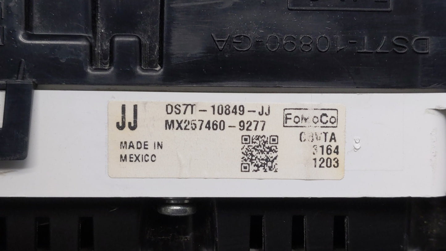 2013 Ford Fusion Instrument Cluster Speedometer Gauges P/N:DS7T-10849-JJ DS7T-10849-JA, DS7T-10849-JG Miles: Fits OEM Used A