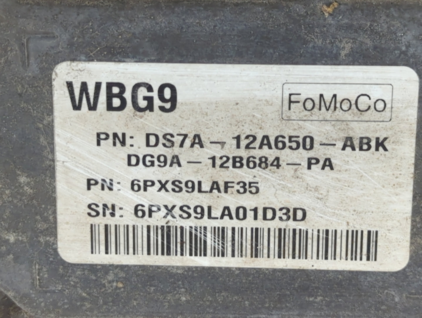 2013 Ford Fusion PCM Engine Control Computer ECU ECM PCU OEM P/N:DS7A-12A650-ABJ DS7A-12A650-ABL, DS7A-12A650-ACK Fits OEM U