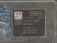 2013 Ford Fusion ABS Pump Control Module Replacement P/N:DG9C-2C405-FB Fits OEM Used Auto Parts - Oemusedautoparts1.com