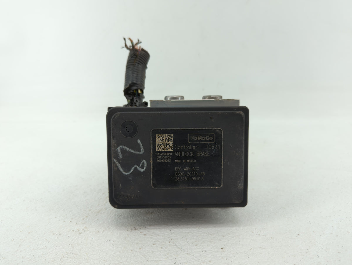 2013 Ford Fusion Anti-Lock Brake ABS Pump Module Actuator OEM P/N:DG9C-2C405-FB Fits OEM Used Auto Parts - Oemusedautoparts1