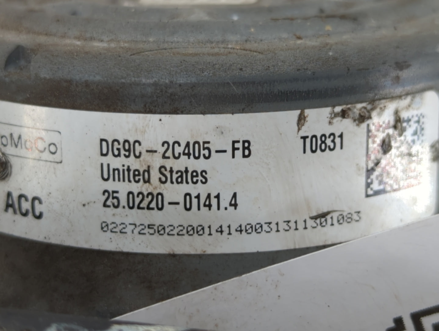 2013 Ford Fusion ABS Pump Control Module Replacement P/N:DG9C-2C405-FB Fits OEM Used Auto Parts - Oemusedautoparts1.com