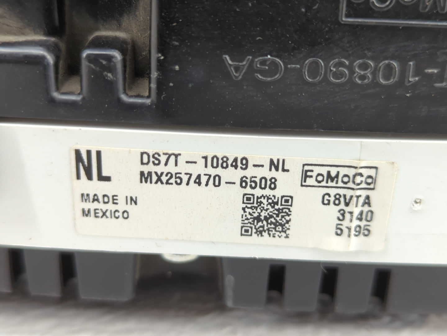 2013 Ford Fusion Instrument Cluster Speedometer Gauges P/N:DS7T-10849-NL Fits OEM Used Auto Parts - Oemusedautoparts1.com