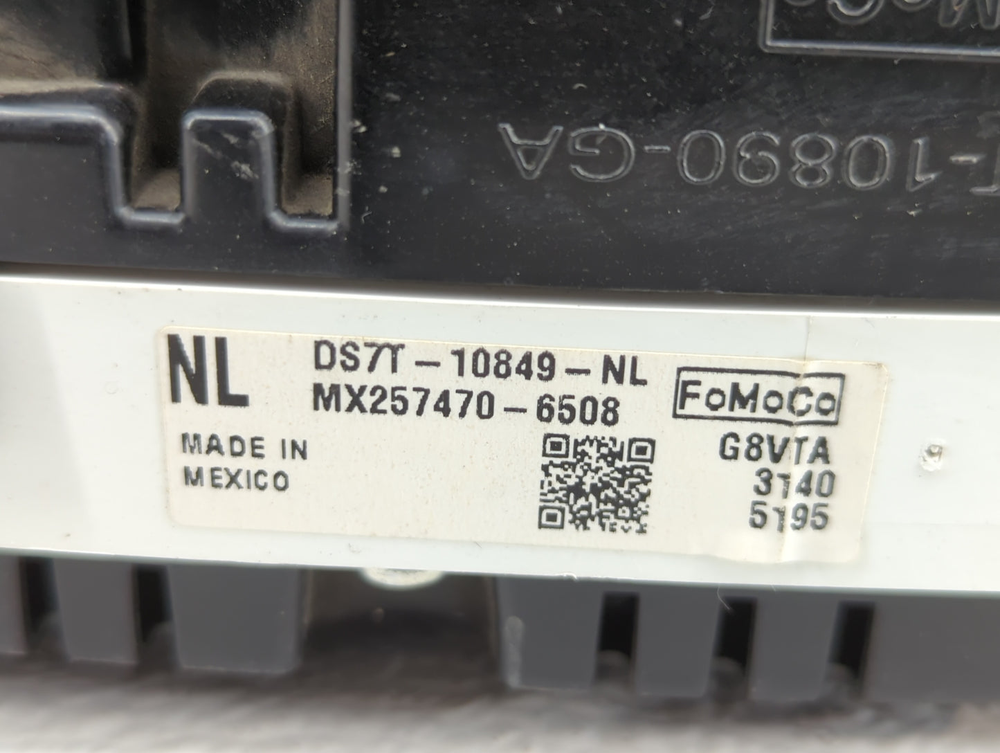 2013 Ford Fusion Instrument Cluster Speedometer Gauges P/N:DS7T-10849-NL Fits OEM Used Auto Parts - Oemusedautoparts1.com