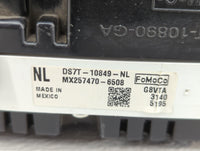2013 Ford Fusion Instrument Cluster Speedometer Gauges P/N:DS7T-10849-NL Fits OEM Used Auto Parts - Oemusedautoparts1.com