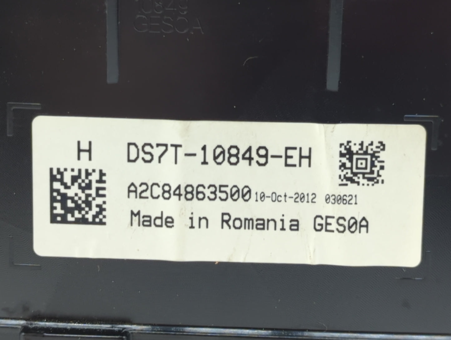 2013 Ford Fusion Instrument Cluster Speedometer Gauges P/N:DS7T-10849-EJ DS7T-10849-EH Fits OEM Used Auto Parts - Oemusedaut