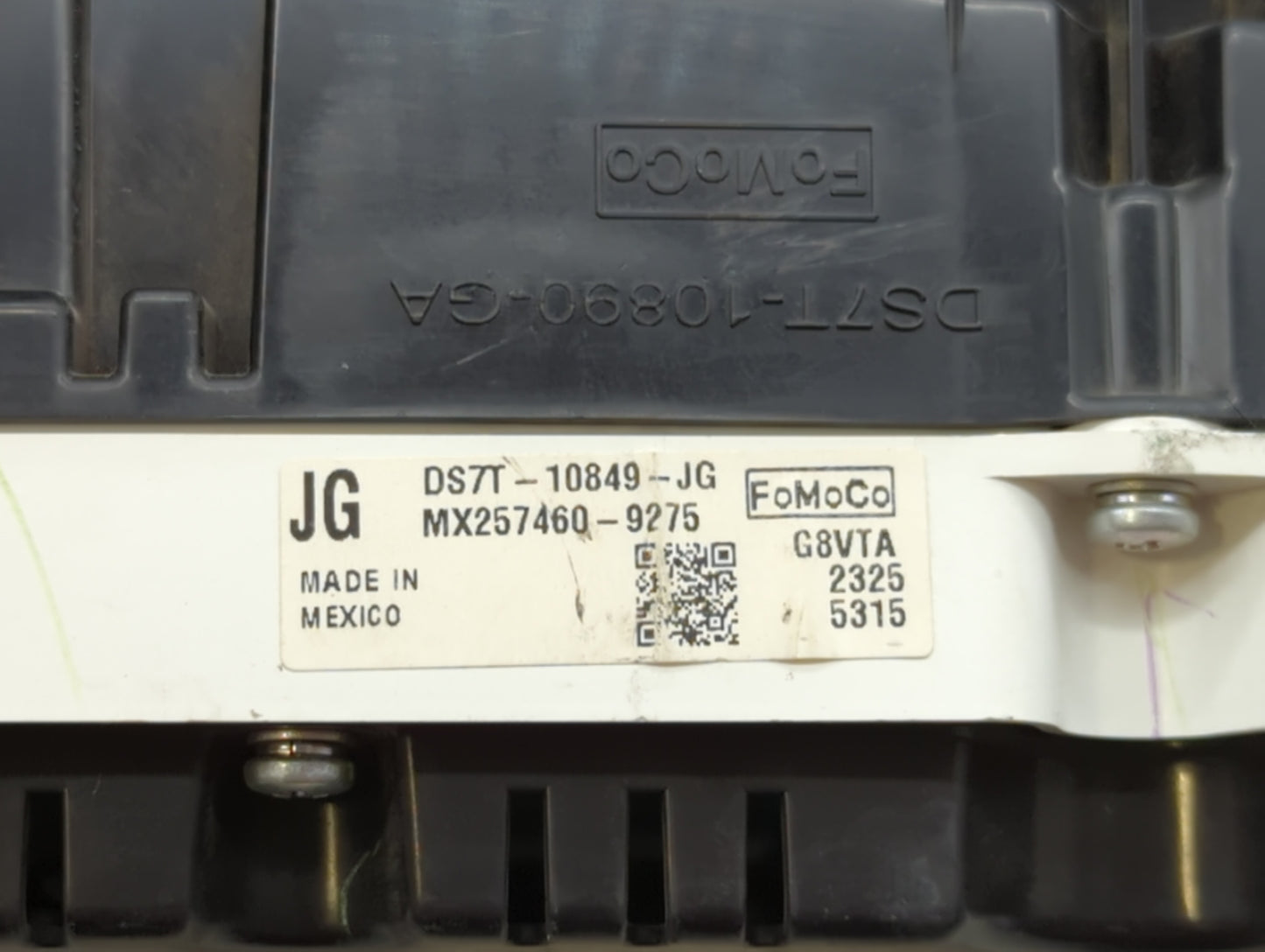 2013 Ford Fusion Instrument Cluster Speedometer Gauges P/N:DS7T-10849-JJ DS7T-10849-JA, DS7T-10849-JG Fits OEM Used Auto Par