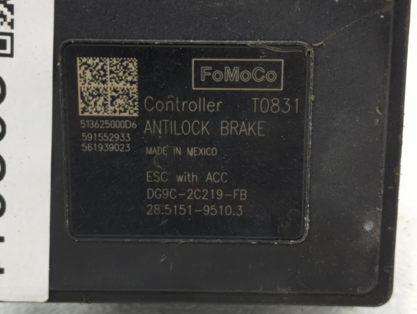 2013 Ford Fusion ABS Pump Control Module Replacement P/N:DG9C-2C405-AH DG9C-2C405-FB Fits OEM Used Auto Parts - Oemusedautop