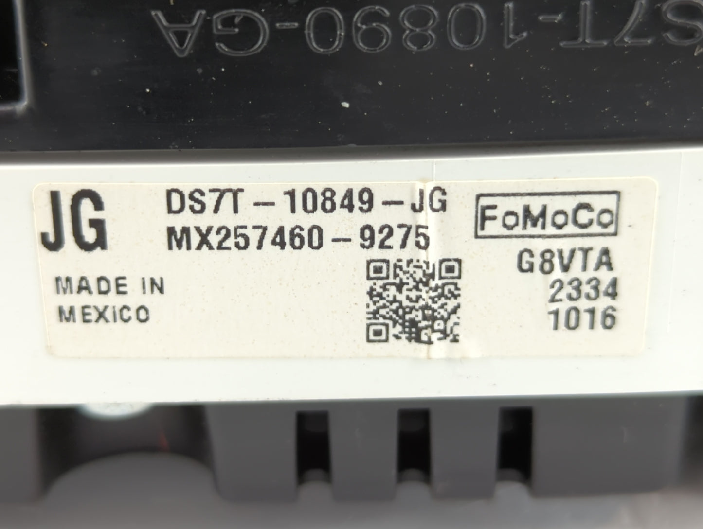 2013 Ford Fusion Instrument Cluster Speedometer Gauges P/N:DS7T-10849-JJ DS7T-10849-JA, DS7T-10849-JG Fits OEM Used Auto Par