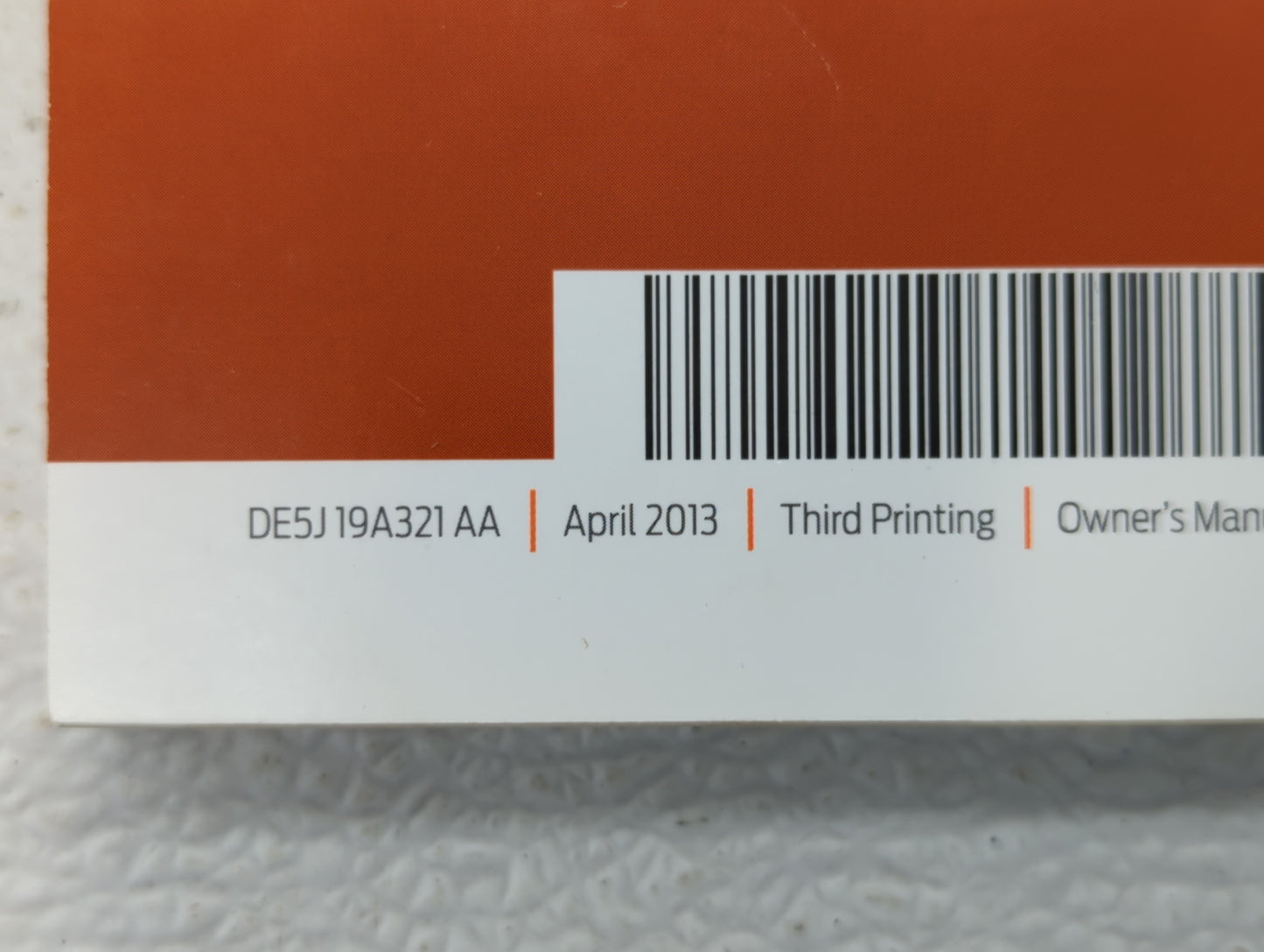 2013 Ford Fusion Owners Manual Book Guide OEM Used Auto Parts - Oemusedautoparts1.com