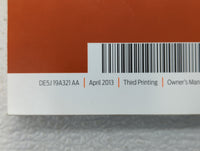 2013 Ford Fusion Owners Manual Book Guide OEM Used Auto Parts - Oemusedautoparts1.com