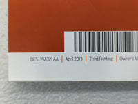 2013 Ford Fusion Owners Manual Book Guide OEM Used Auto Parts - Oemusedautoparts1.com