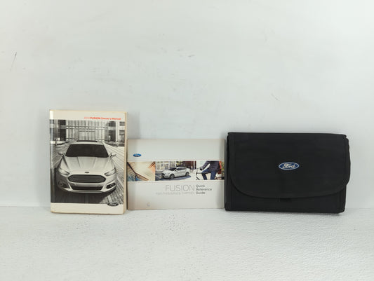 2013 Ford Fusion Owners Manual Book Guide OEM Used Auto Parts - Oemusedautoparts1.com