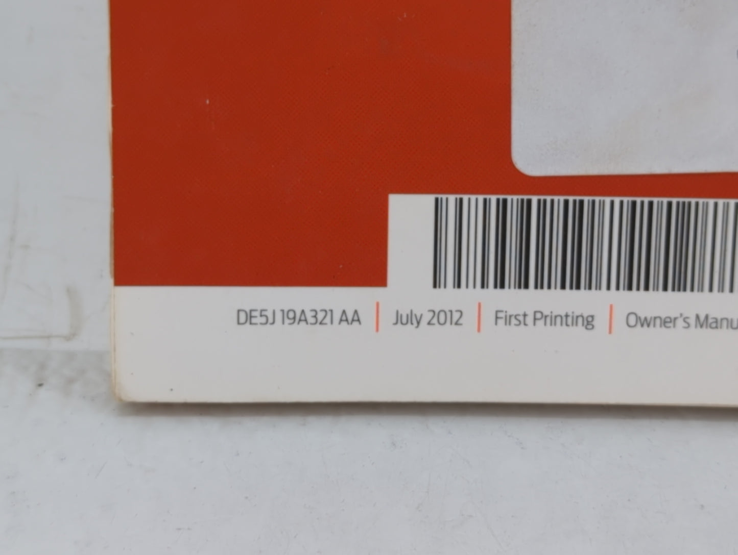 2013 Ford Fusion Owners Manual Book Guide OEM Used Auto Parts - Oemusedautoparts1.com