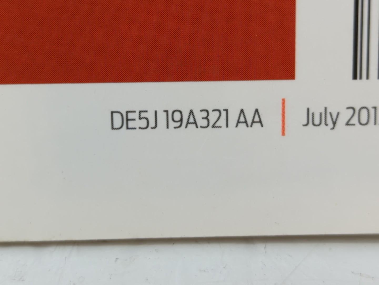 2013 Ford Fusion Owners Manual Book Guide OEM Used Auto Parts - Oemusedautoparts1.com