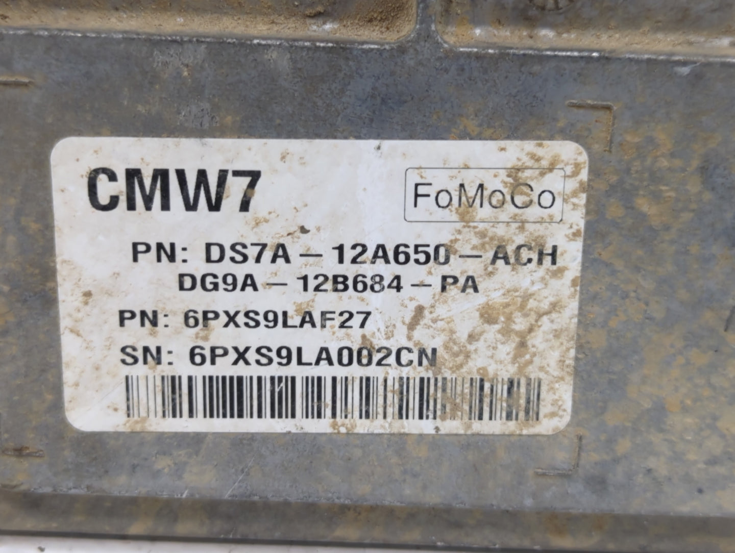 2013 Ford Fusion PCM Engine Control Computer ECU ECM PCU OEM P/N:DS7A-12A650-ACH DS7A-12A650-ABJ, DS7A-12A650-ABL Fits OEM U