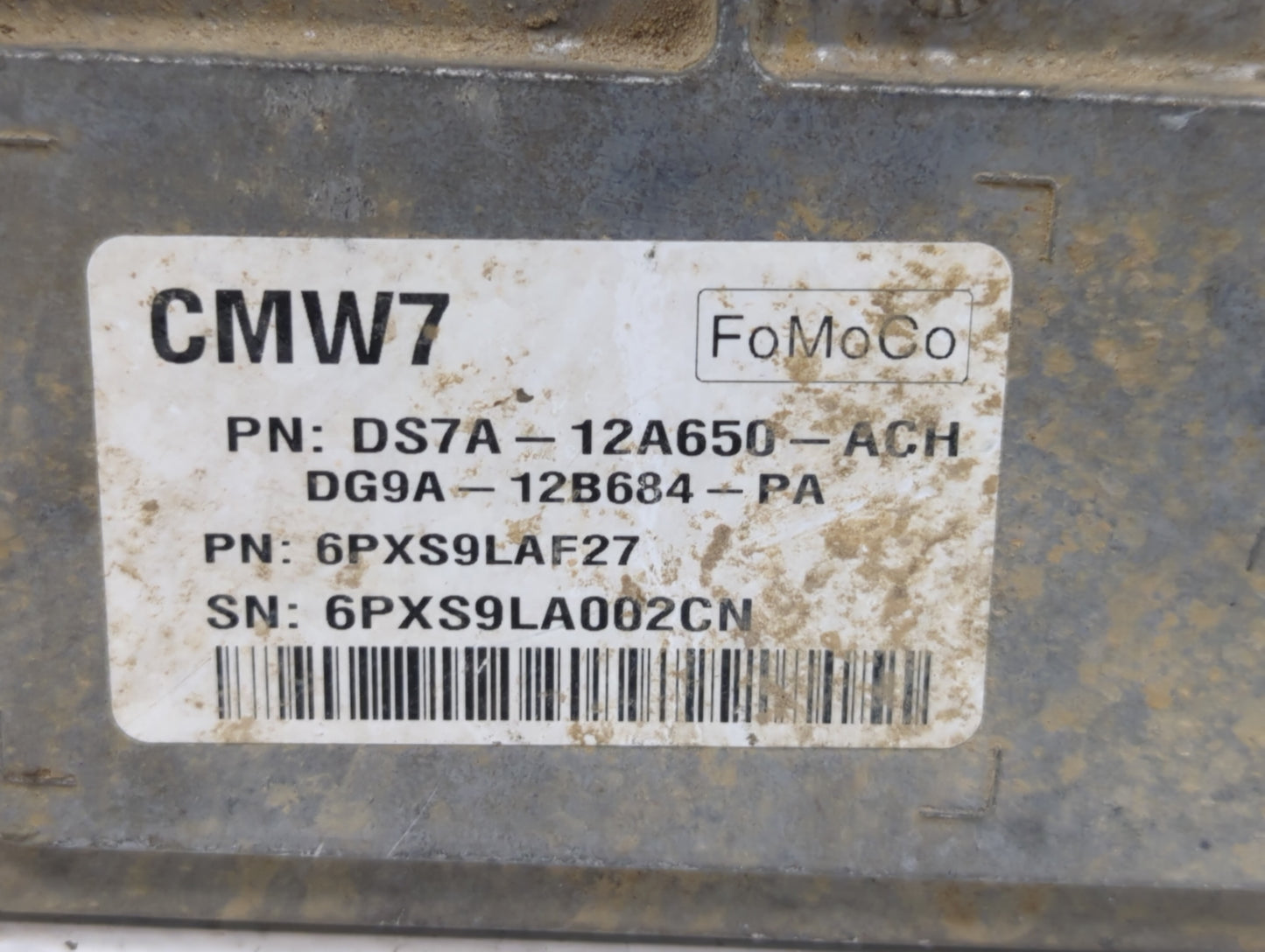 2013 Ford Fusion PCM Engine Control Computer ECU ECM PCU OEM P/N:DS7A-12A650-ACH DS7A-12A650-ABJ, DS7A-12A650-ABL Fits OEM U