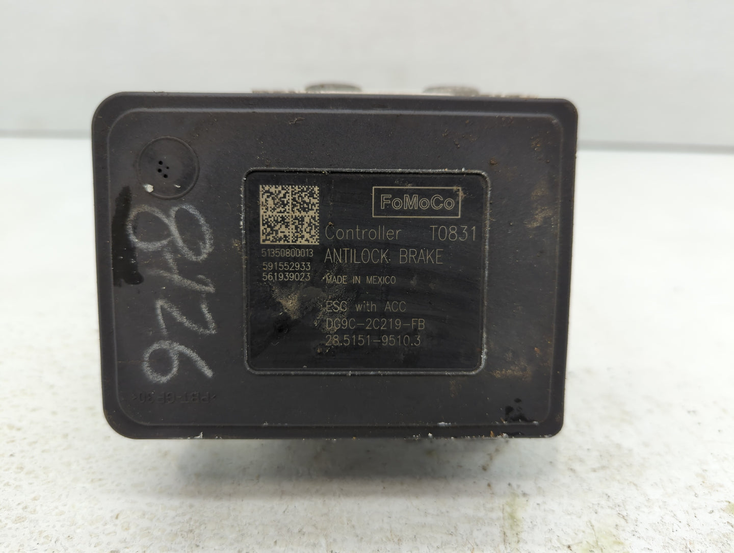 2013 Ford Fusion ABS Pump Control Module Replacement P/N:DG9C-2C405-AH DG9C-2C405-FB Fits OEM Used Auto Parts - Oemusedautop