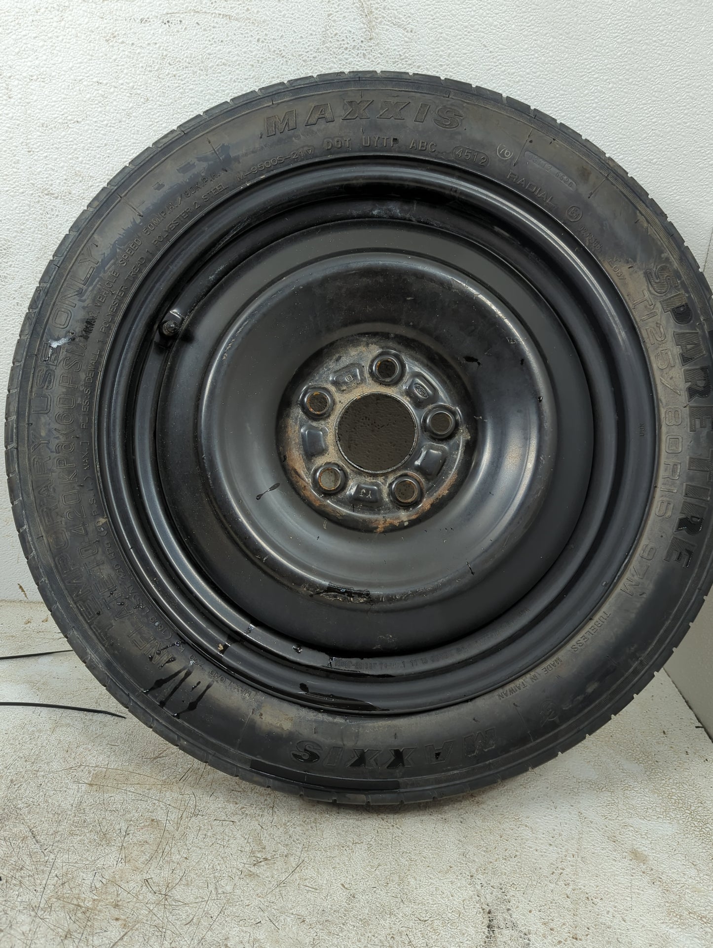 2013 Ford Fusion Spare Donut Tire Wheel Rim Oem - Oemusedautoparts1.com