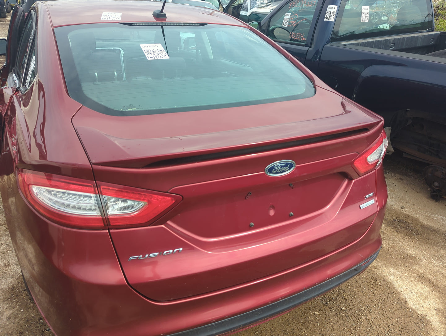 2013-2014 Ford Fusion Trunk/decklid/hatch/tailgate Oem 5008170 - Oemusedautoparts1.com