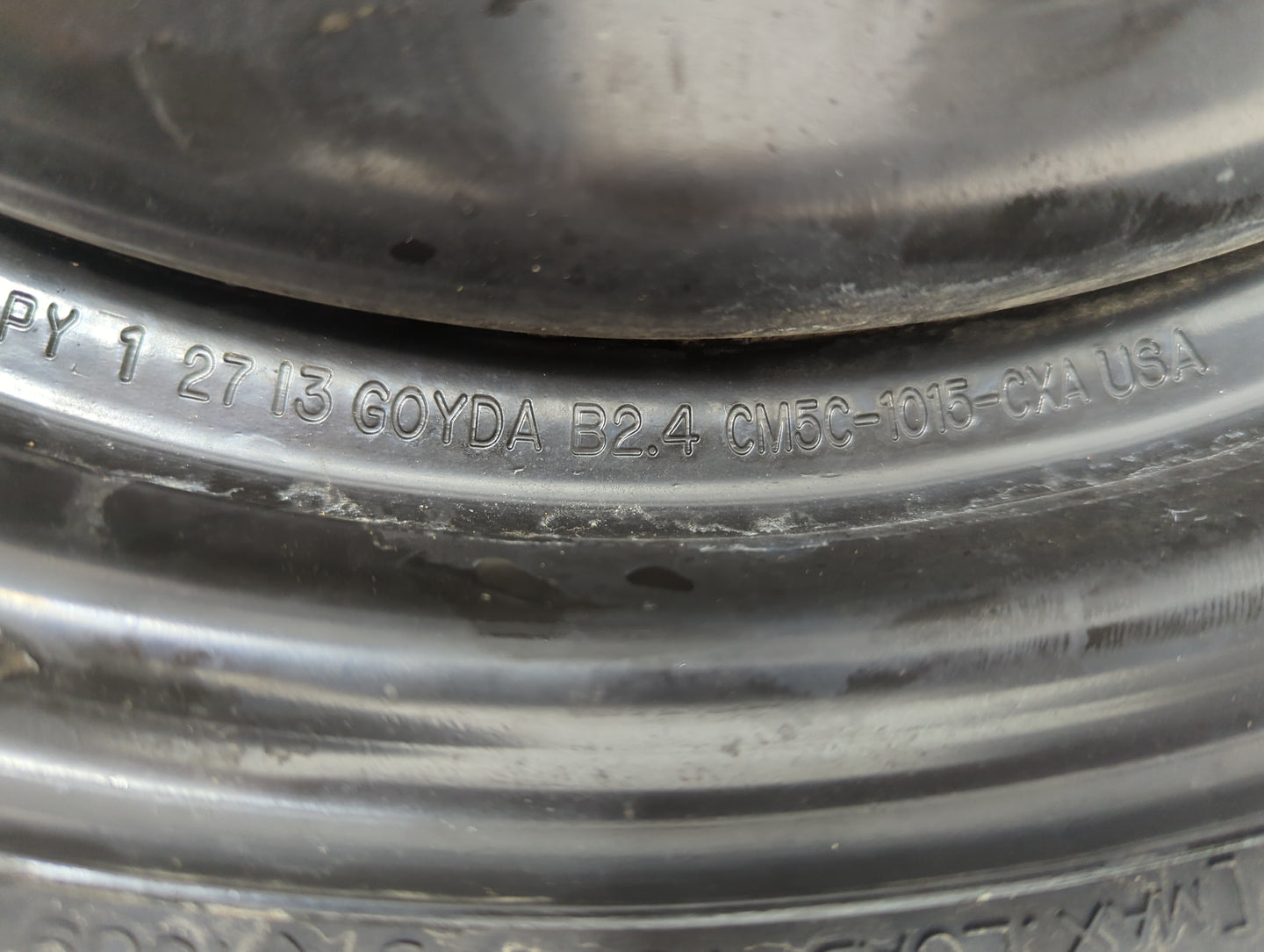 2013-2020 Ford Fusion Spare Donut Tire Wheel Rim Oem 5038239 - Oemusedautoparts1.com