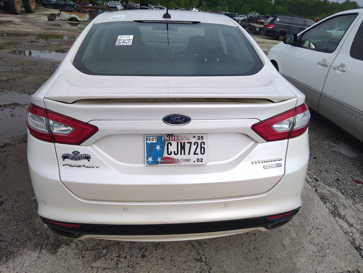 2013-2016 Ford Fusion Trunk/decklid/hatch/tailgate Oem 5038843 - Oemusedautoparts1.com