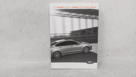 2013 Ford Fusion Owners Manual Book Guide OEM Used Auto Parts - Oemusedautoparts1.com
