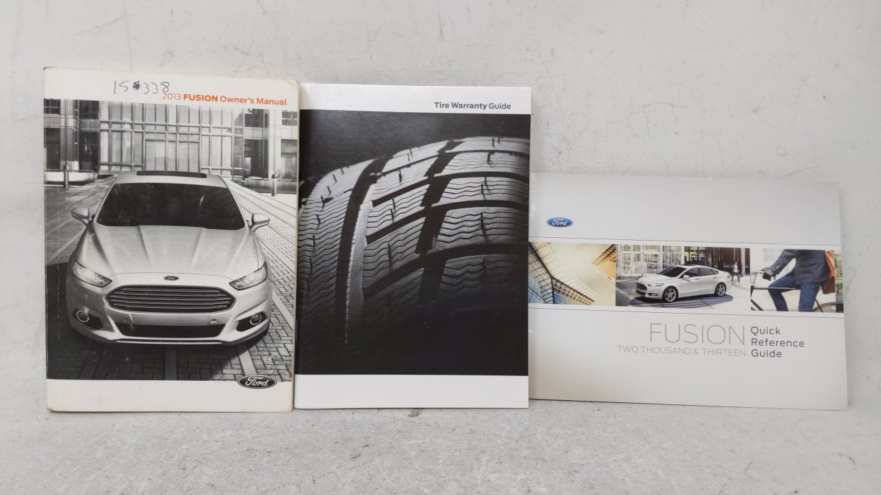 2013 Ford Fusion Owners Manual Book Guide OEM Used Auto Parts - Oemusedautoparts1.com