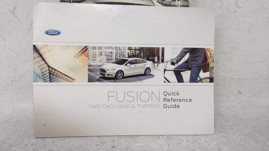 2013 Ford Fusion Owners Manual Book Guide OEM Used Auto Parts