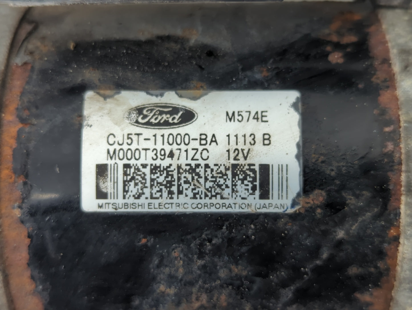 2013-2016 Ford Fusion Car Starter Motor Solenoid OEM P/N:M000T39471ZC CJ5T-11000-BA Fits Fits 2013 2014 2015 2016 OEM Used A