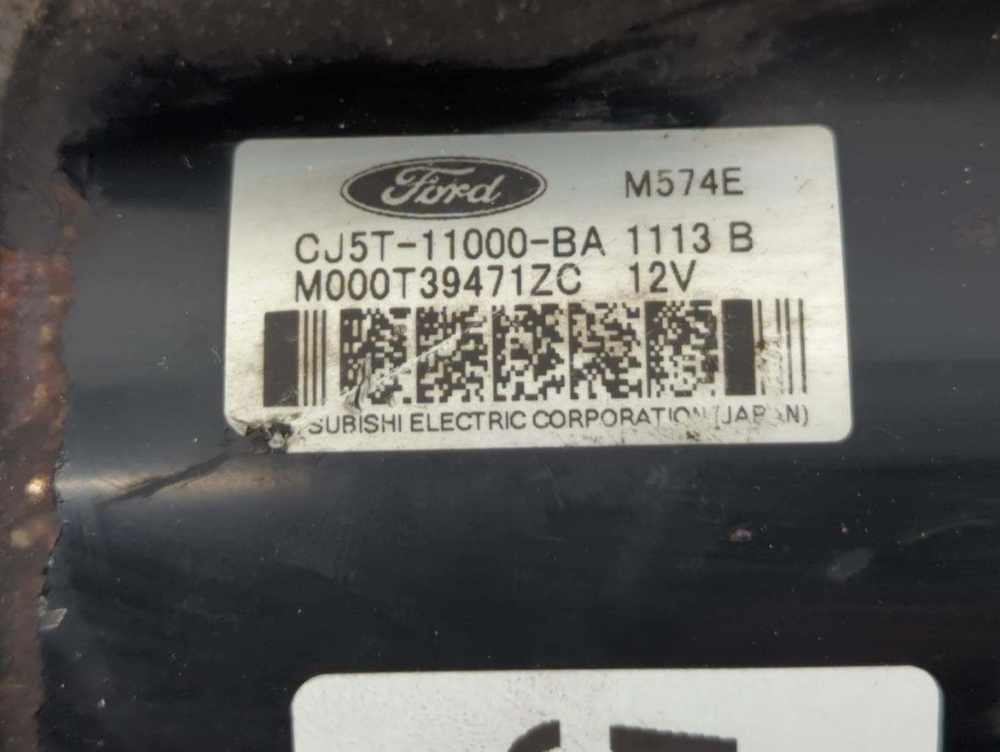 2013-2016 Ford Fusion Car Starter Motor Solenoid OEM P/N:M000T39471ZC CJ5T-11000-BA Fits Fits 2013 2014 2015 2016 OEM Used A