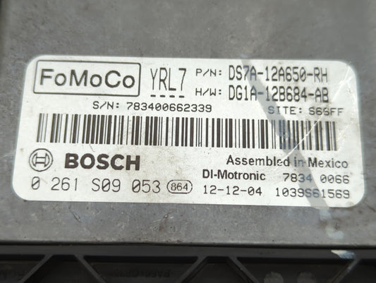 2013 Ford Fusion PCM Engine Control Computer ECU ECM PCU OEM P/N:CU5T-14A624-BA DG1A-12B684-AB, DS7A-12A650-RH Fits OEM Used Auto Parts