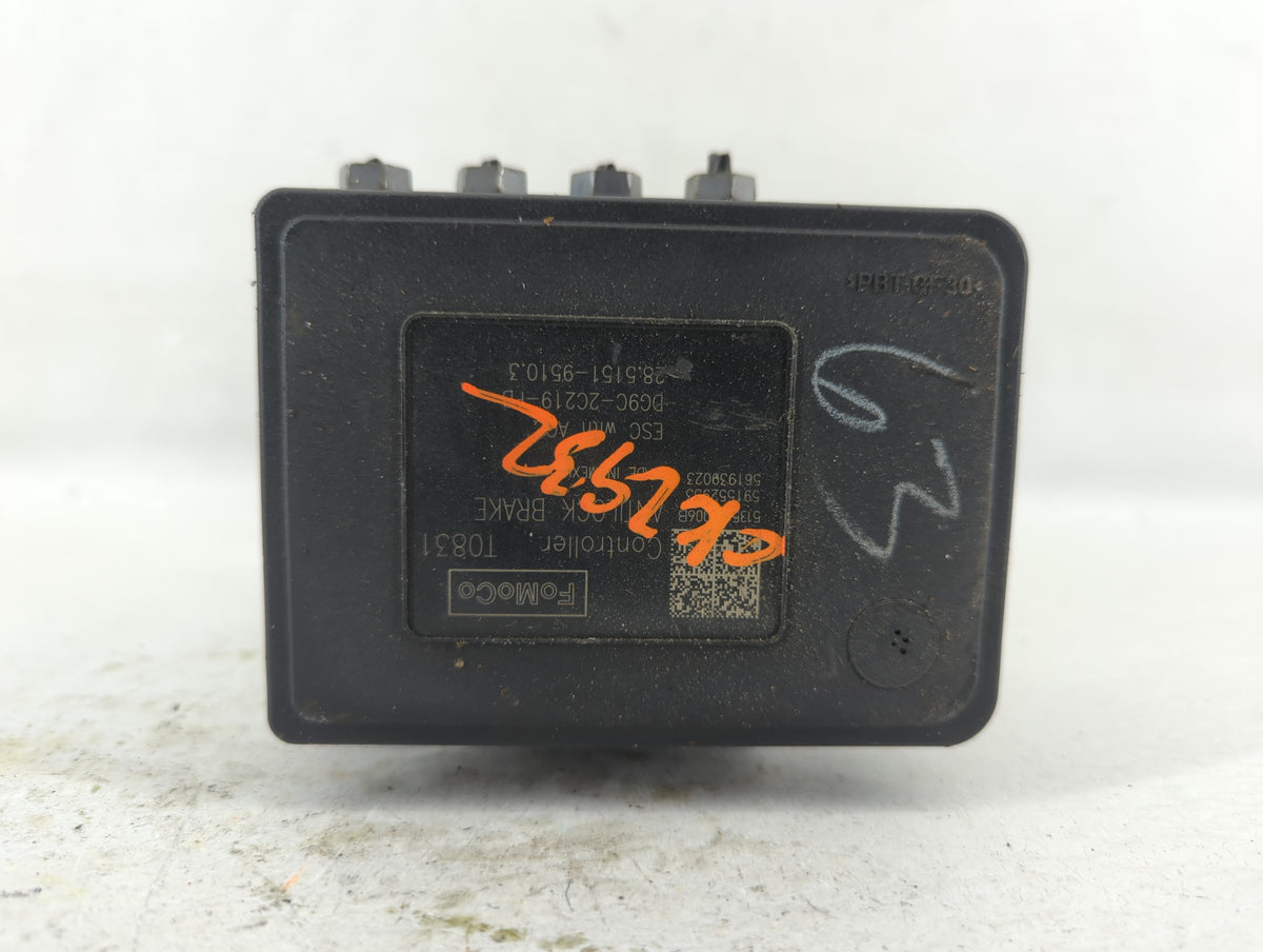 2013 Ford Fusion Anti-Lock Brake ABS Pump Module Actuator OEM P/N:DG9C-2C405-FB Fits OEM Used Auto Parts - Oemusedautoparts1
