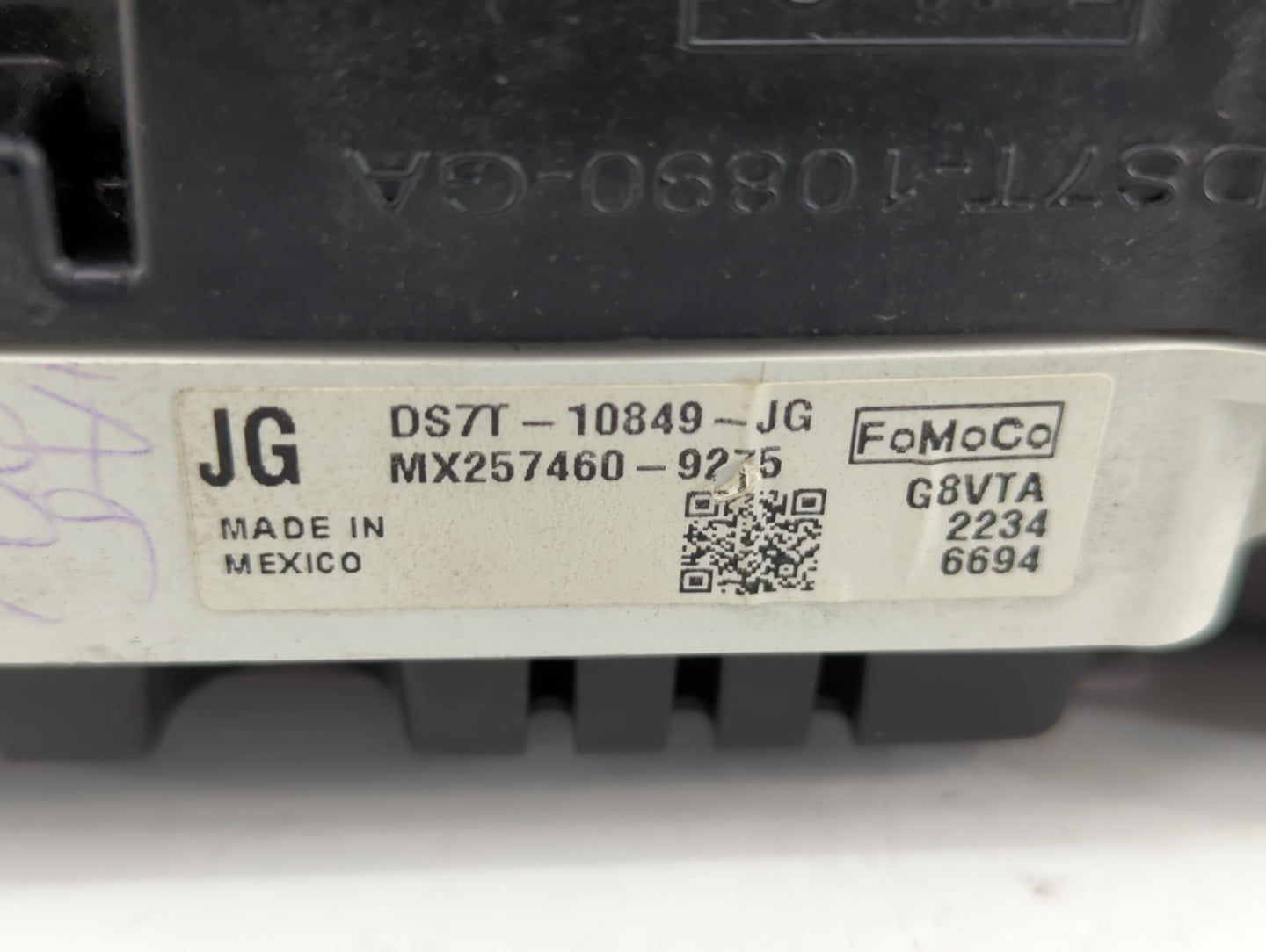 2013 Ford Fusion Instrument Cluster Speedometer Gauges P/N:DS7T-10849-JG Fits OEM Used Auto Parts - Oemusedautoparts1.com
