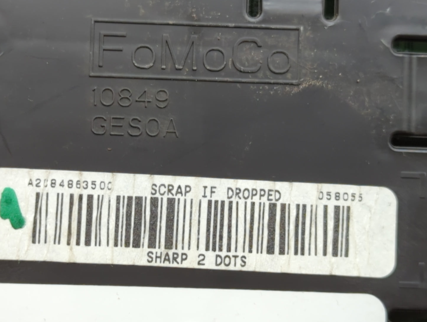 2013 Ford Fusion Instrument Cluster Speedometer Gauges P/N:DS7T 10849 EJ Fits OEM Used Auto Parts - Oemusedautoparts1.com