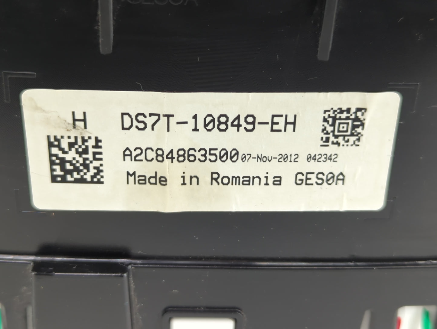 2013 Ford Fusion Instrument Cluster Speedometer Gauges P/N:DS7T-10849-EH Fits OEM Used Auto Parts - Oemusedautoparts1.com