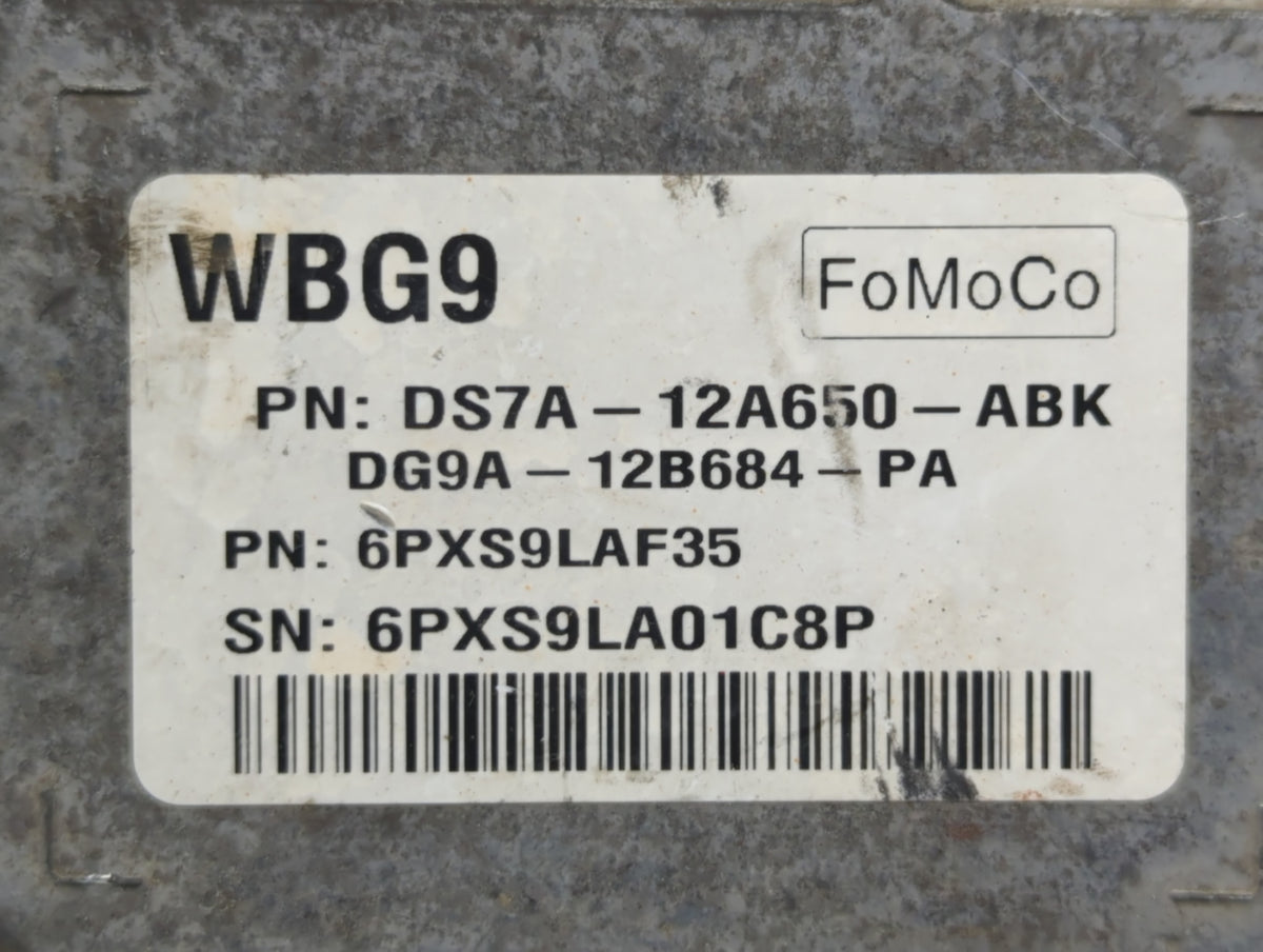 2013 Ford Fusion PCM Engine Control Computer ECU ECM PCU OEM P/N:DS7A-12A650-ACL DS7A-12A650-ACH, DS7A-12A650-ABJ, DS7A-12A6