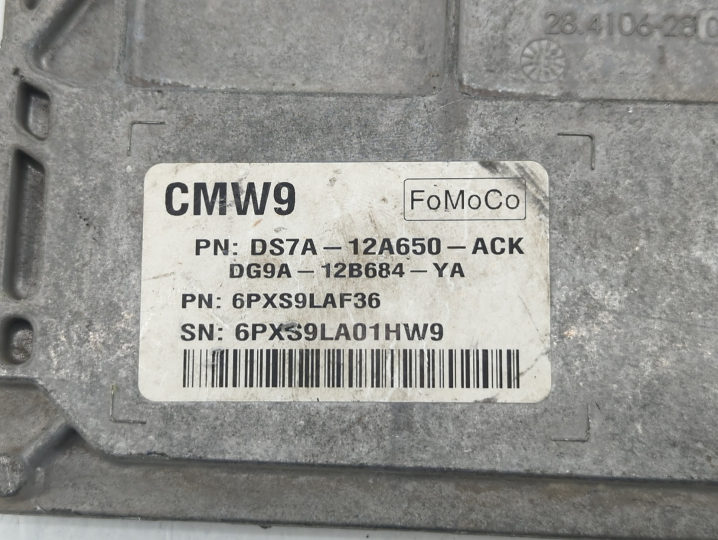 2013 Ford Fusion PCM Engine Control Computer ECU ECM PCU OEM P/N:DG9A-12B684-YA Fits OEM Used Auto Parts - Oemusedautoparts1