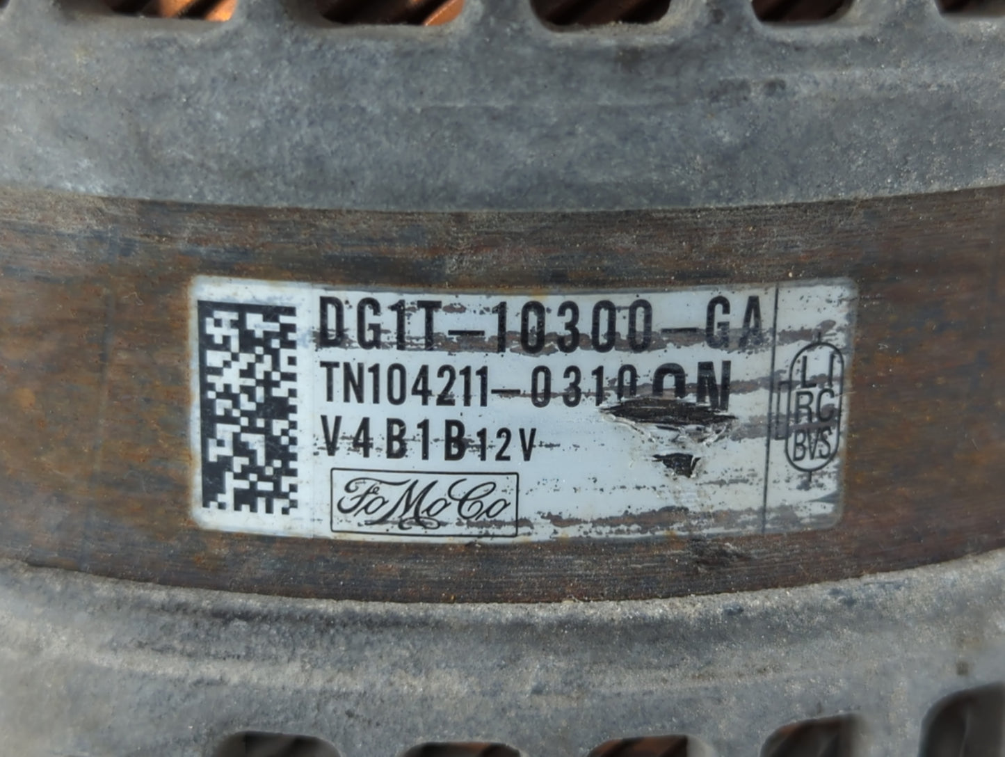 2013-2020 Ford Fusion Alternator Replacement Generator Charging Assembly Engine OEM P/N:DG1T-10300-GA Fits OEM Used Auto Par