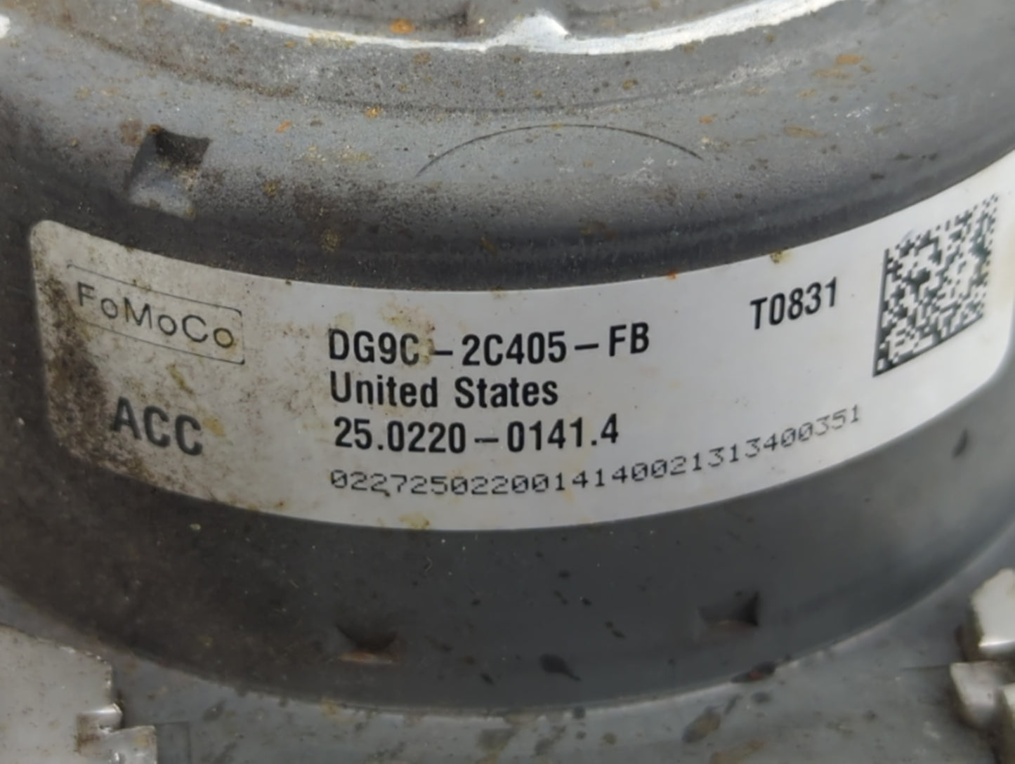 2013 Ford Fusion ABS Pump Control Module Replacement P/N:DG9C-2C405-FB Fits OEM Used Auto Parts - Oemusedautoparts1.com