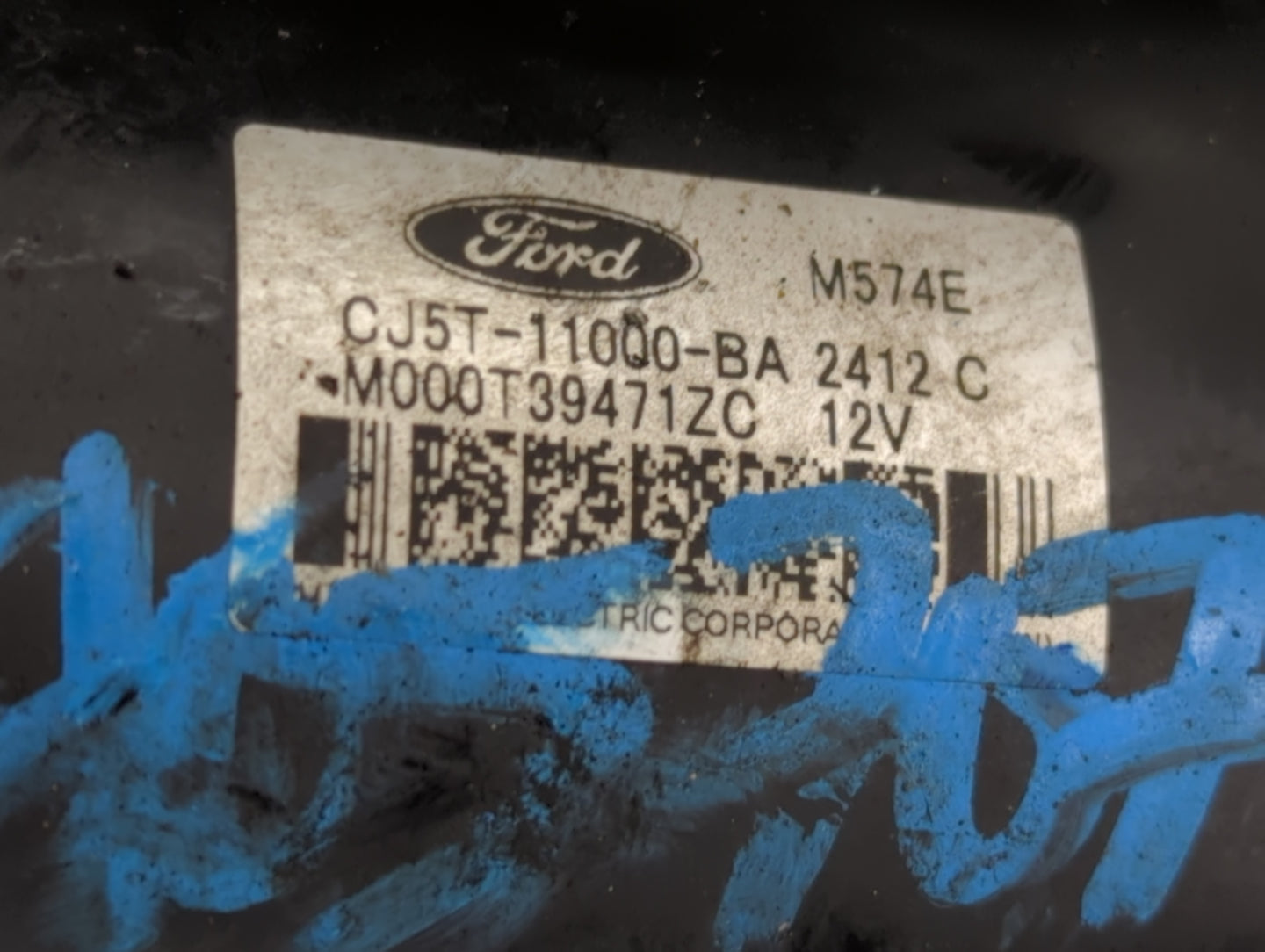 2013-2016 Ford Fusion Car Starter Motor Solenoid OEM P/N:CJ5T-11000-BA M000T39471ZC Fits Fits 2013 2014 2015 2016 OEM Used A