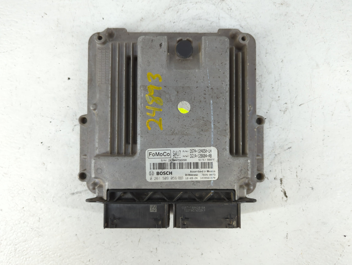 2013 Ford Fusion PCM Engine Control Computer ECU ECM PCU OEM P/N:DG1A-12B684-AB DS7A-12A650-SJ Fits OEM Used Auto Parts - Oe