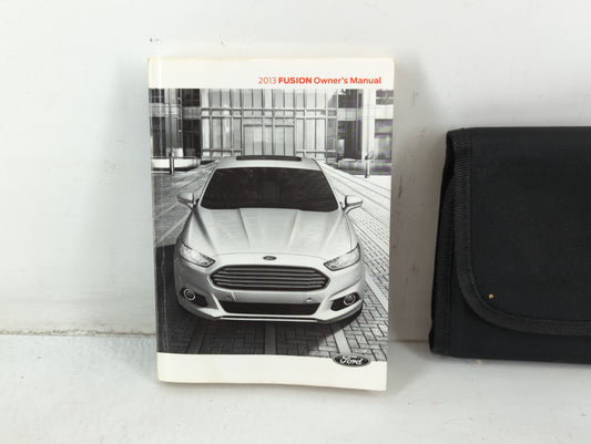 2013 Ford Fusion Owners Manual Book Guide P/N:DE5J 19A321 AA OEM Used Auto Parts