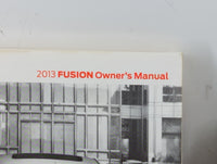 2013 Ford Fusion Owners Manual Book Guide P/N:DE5J 19A321 AA OEM Used Auto Parts - Oemusedautoparts1.com