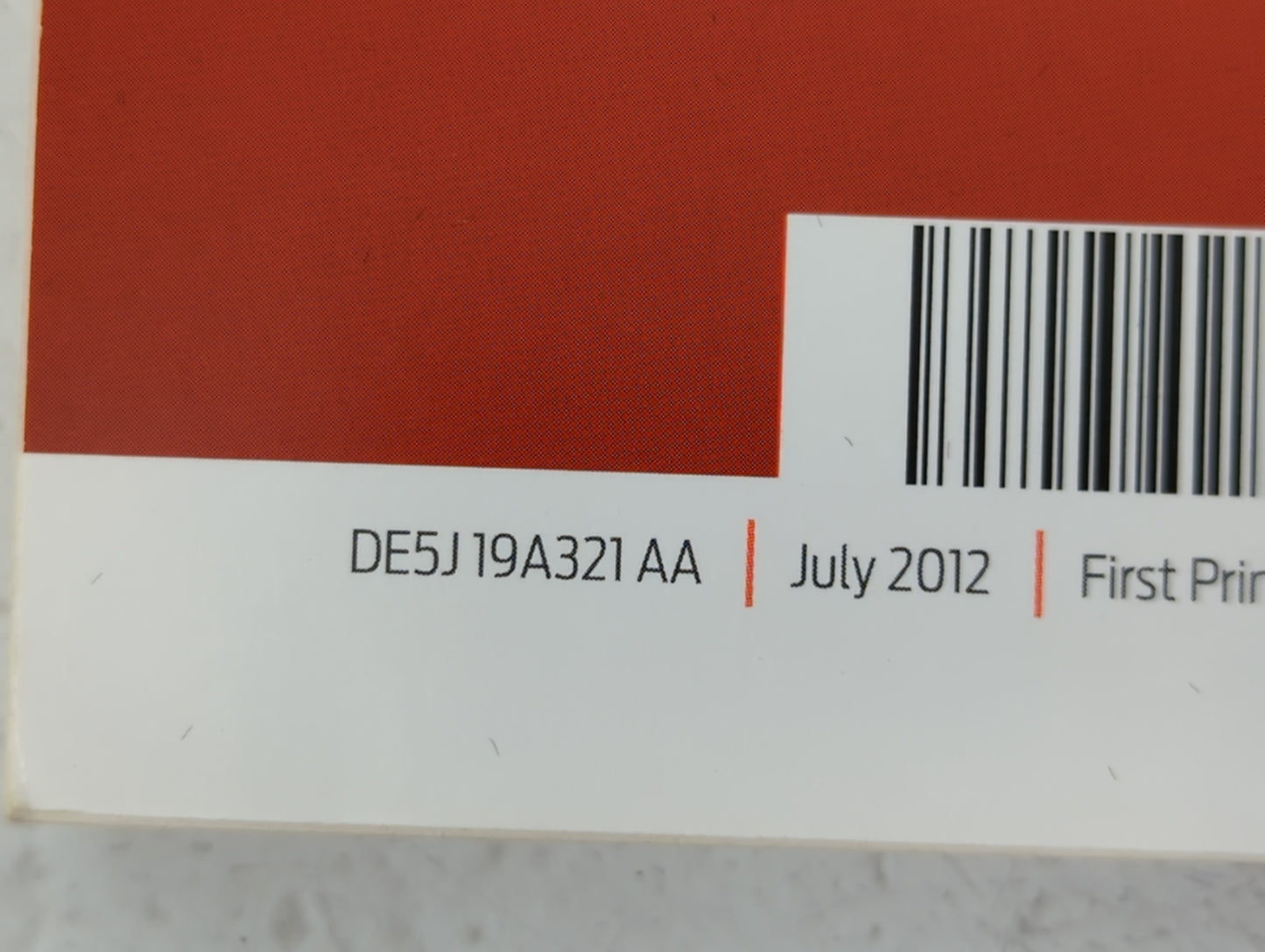 2013 Ford Fusion Owners Manual Book Guide P/N:DE5J 19A321 AA OEM Used Auto Parts - Oemusedautoparts1.com