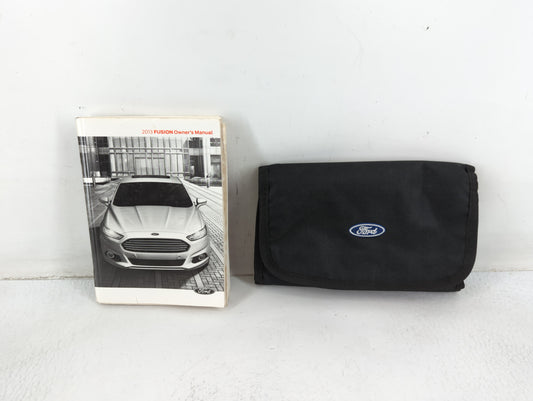 2013 Ford Fusion Owners Manual Book Guide P/N:DE5J 19A321 AA OEM Used Auto Parts - Oemusedautoparts1.com