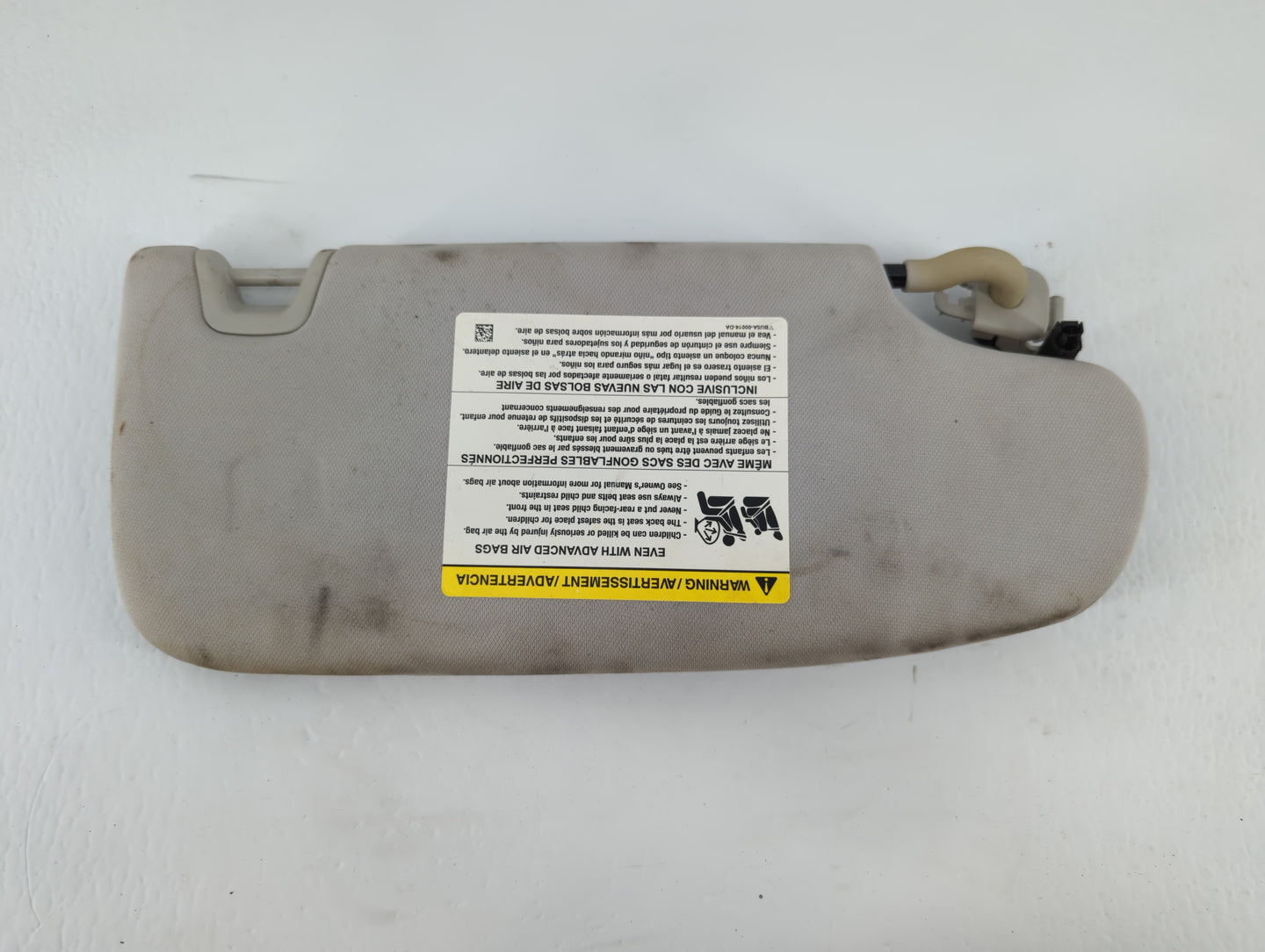2013-2014 Ford Fusion Sun Visor Shade Replacement Driver Left Mirror Fits Fits 2013 2014 OEM Used Auto Parts - Oemusedautopa